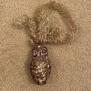 Golden Owl Ornament
